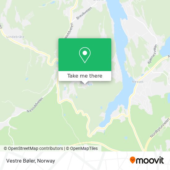 Vestre Bøler map