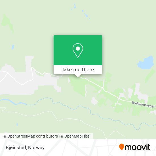 Bjøinstad map