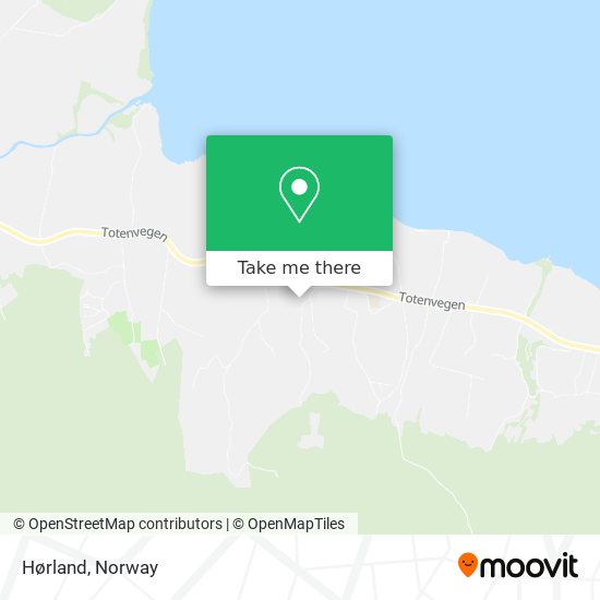 Hørland map