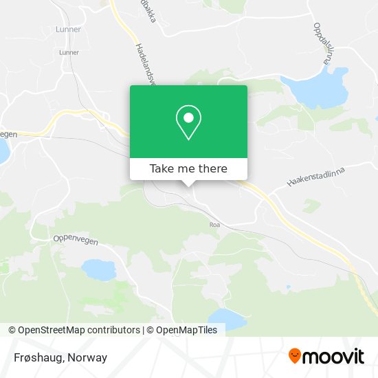 Frøshaug map