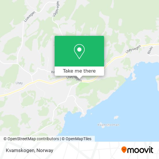 Kvamskogen map