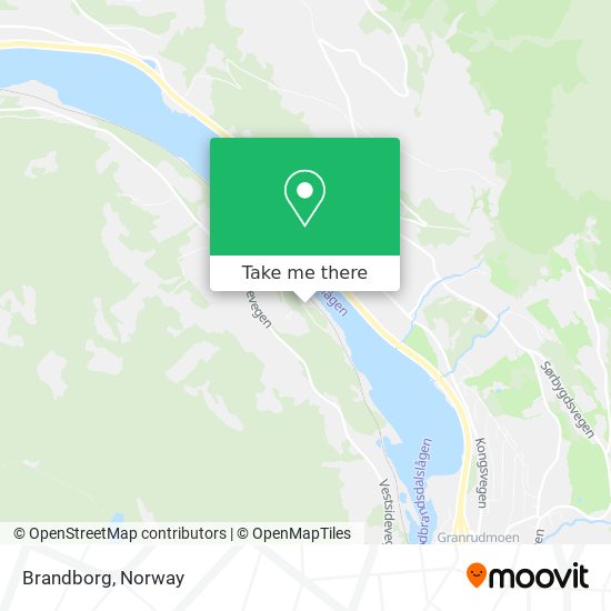 Brandborg map