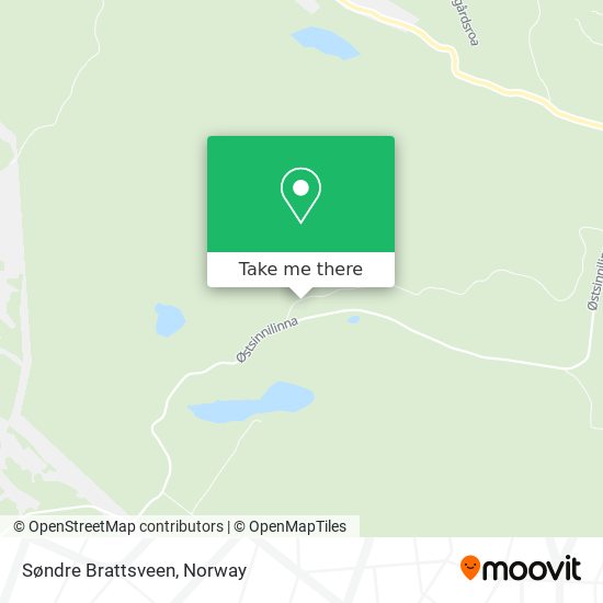 Søndre Brattsveen map