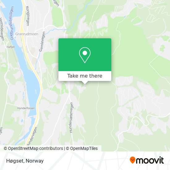 Høgset map