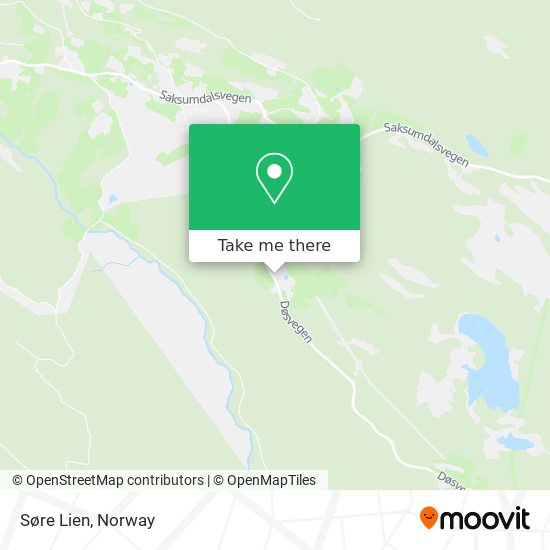 Søre Lien map