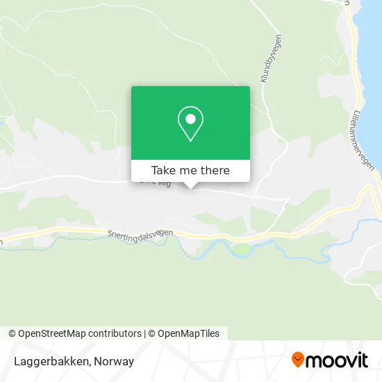 Laggerbakken map