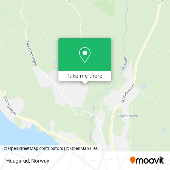 Haugsrud map