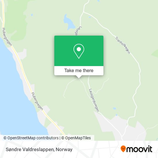 Søndre Valdreslappen map