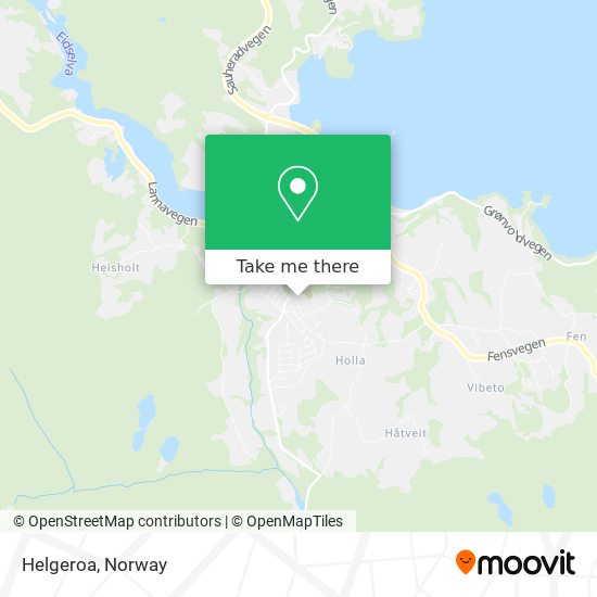 Helgeroa map