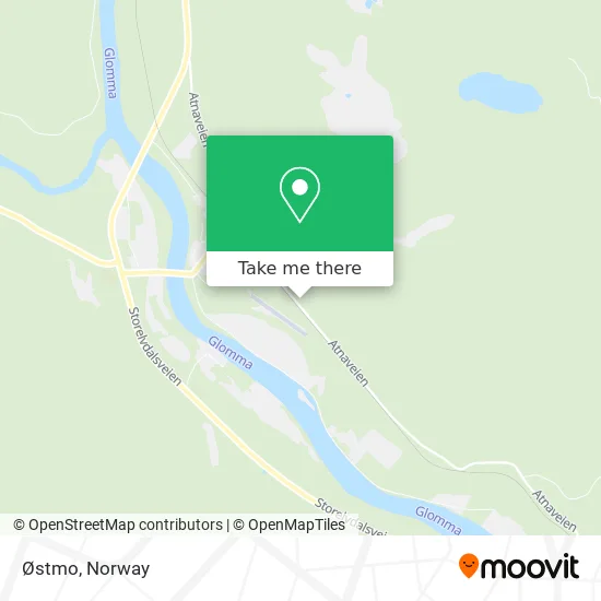 Østmo map