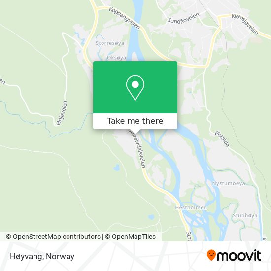Høyvang map
