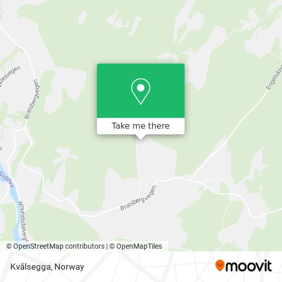 Kvålsegga map