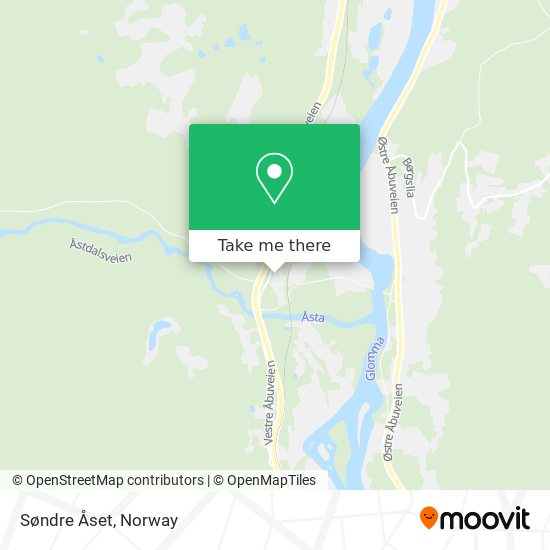 Søndre Åset map