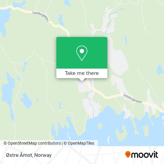 Østre Åmot map