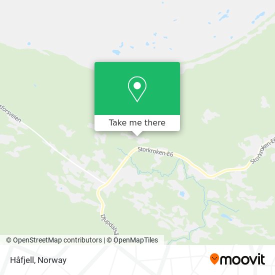 Håfjell map