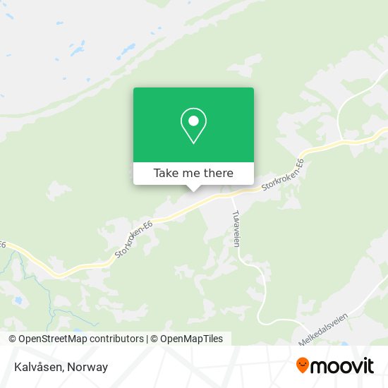 Kalvåsen map