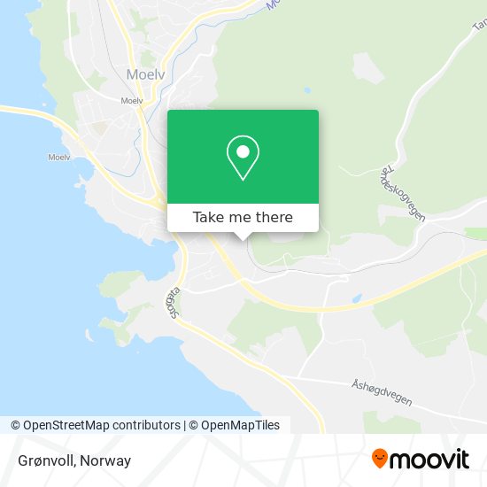 Grønvoll map