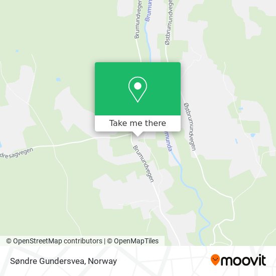 Søndre Gundersvea map