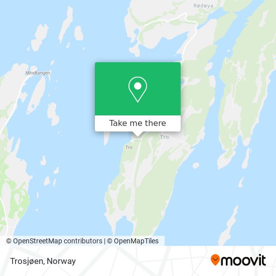 Trosjøen map