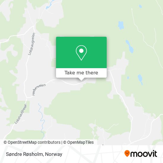 Søndre Røsholm map