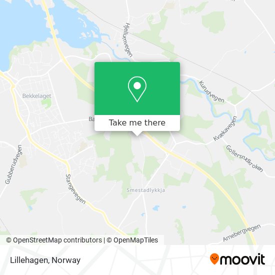 Lillehagen map