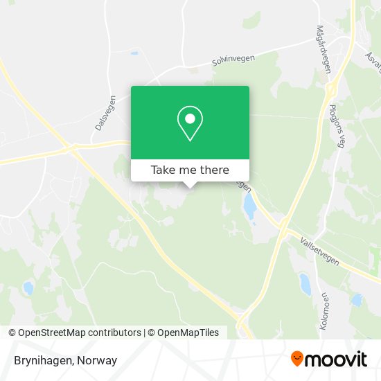 Brynihagen map