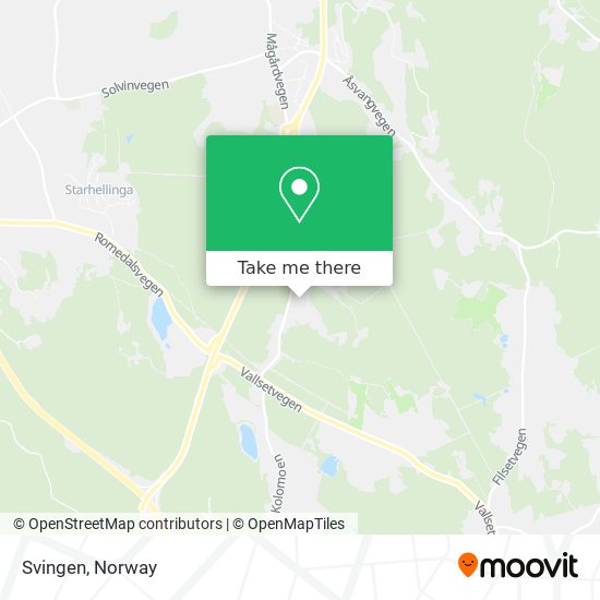 Svingen map