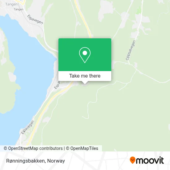 Rønningsbakken map