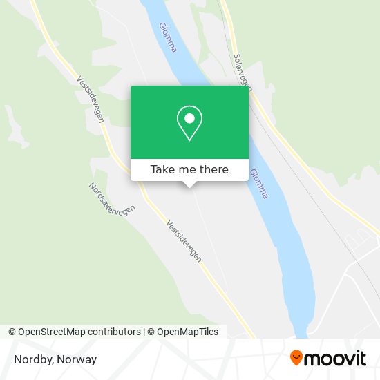 Nordby map