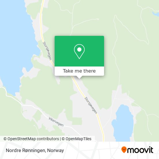 Nordre Rønningen map