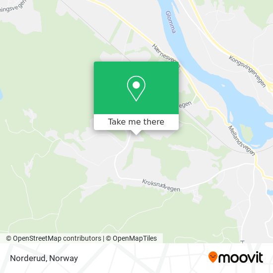 Norderud map