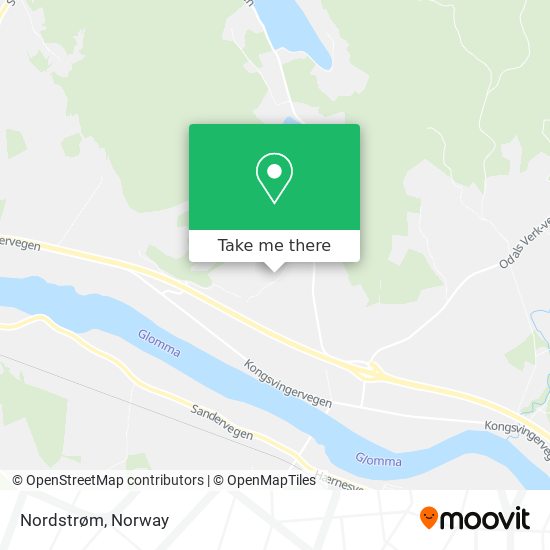 Nordstrøm map