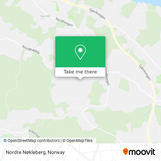 Nordre Nøkleberg map