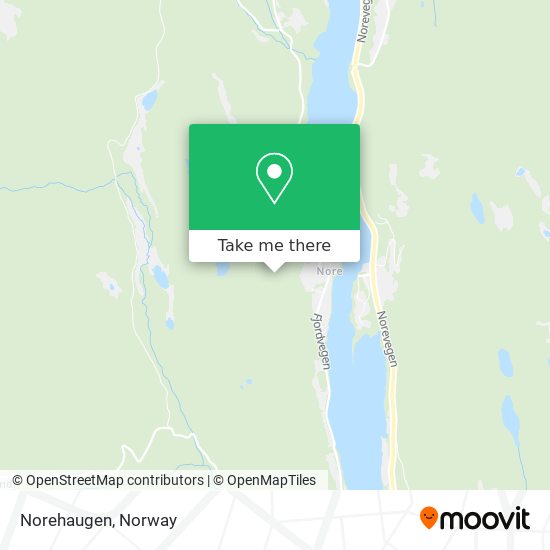 Norehaugen map