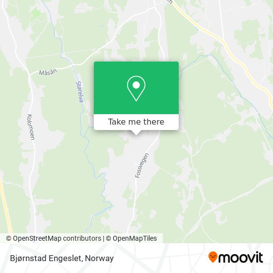 Bjørnstad Engeslet map