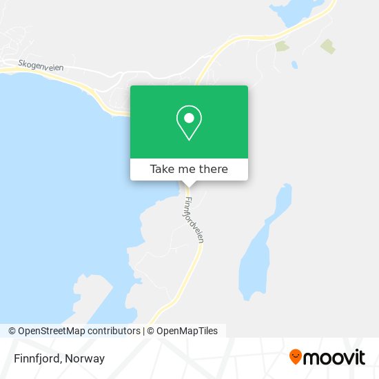 Finnfjord map