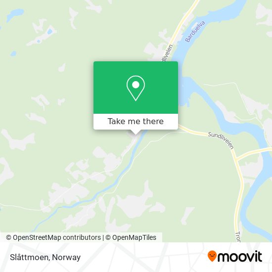 Slåttmoen map