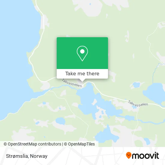 Strømslia map