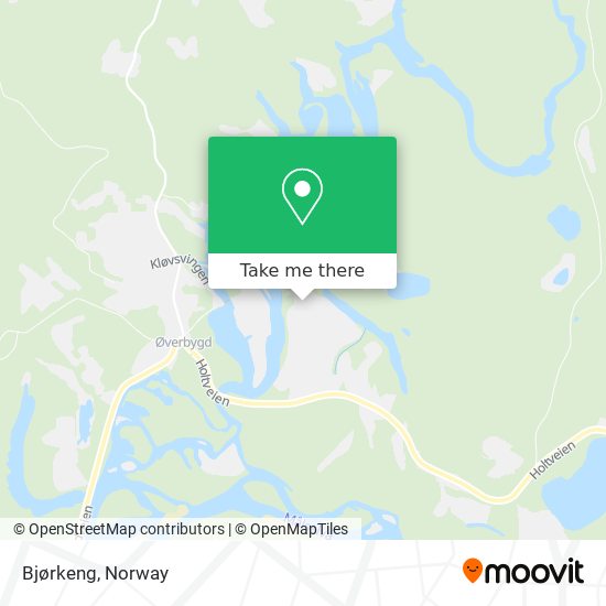 Bjørkeng map