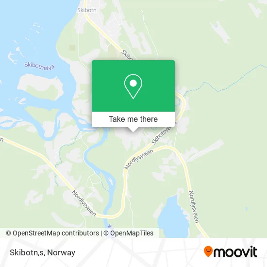 Skibotn,s map