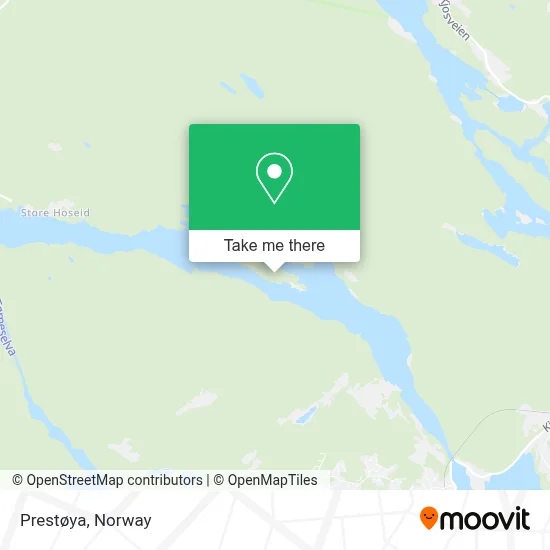 Prestøya map