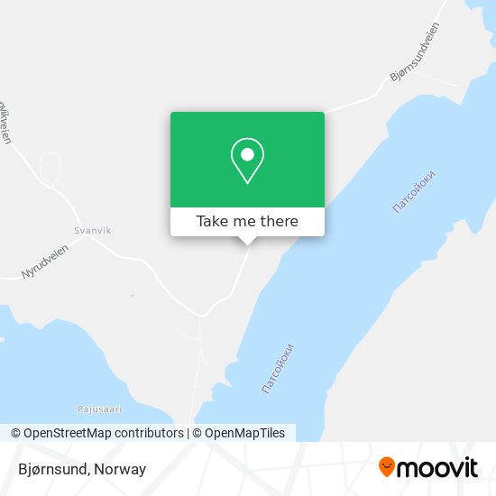 Bjørnsund map