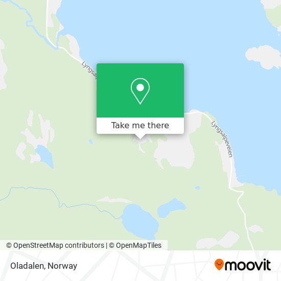 Oladalen map