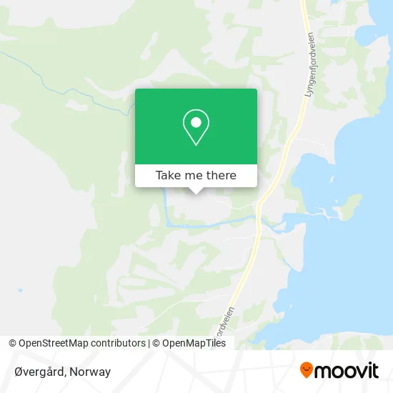 Øvergård map