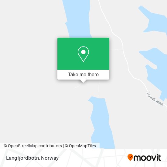 Langfjordbotn map