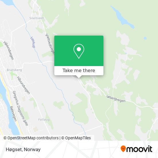 Høgset map