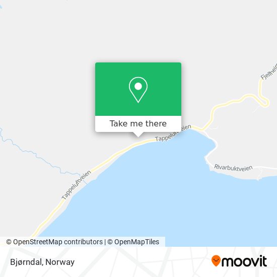 Bjørndal map