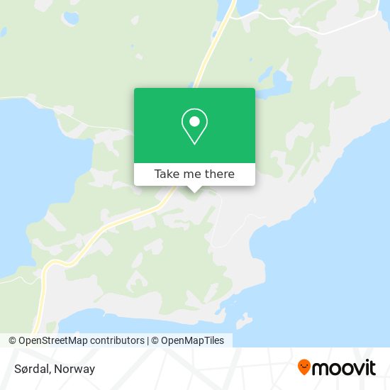 Sørdal map