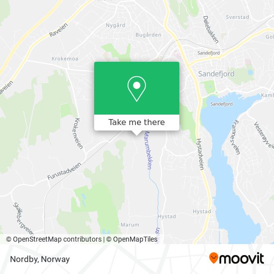 Nordby map