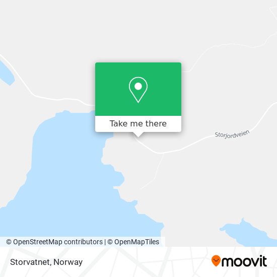 Storvatnet map